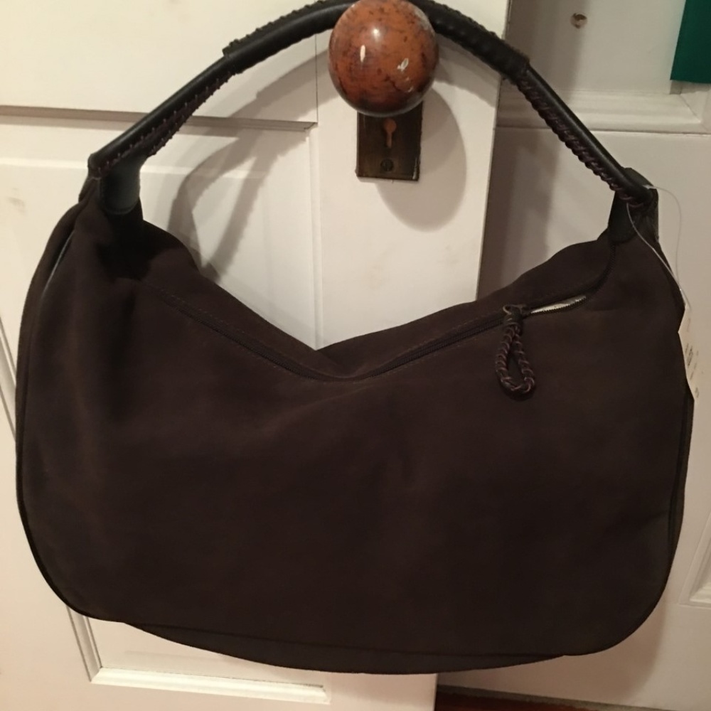 Cole Haan suede handbag with tags